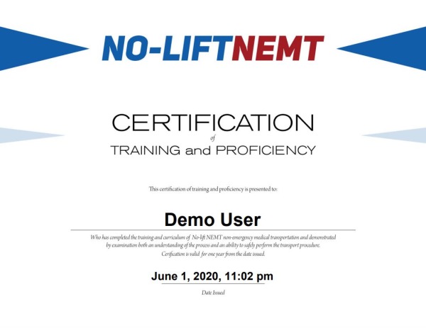 No-lift NEMT<sup>®</sup> Online Training (Join an Existing Group) - Image 7
